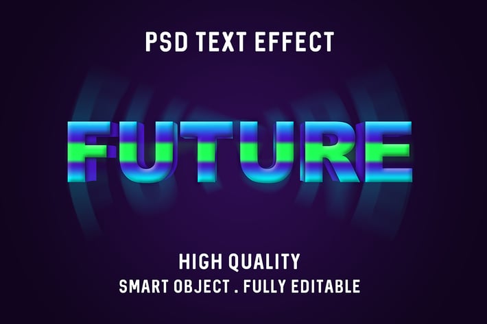 Burst text effect