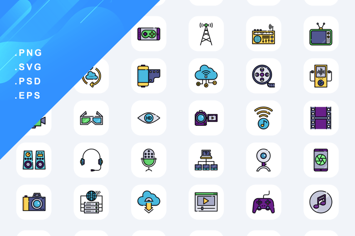 Multimedia Icons