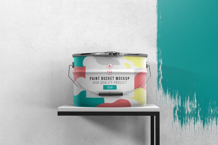 Paint Bucket  Mockup