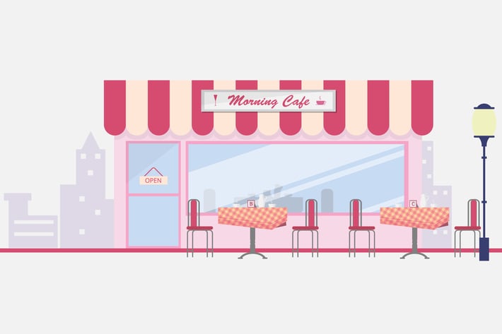 Cafe - Illustration Background