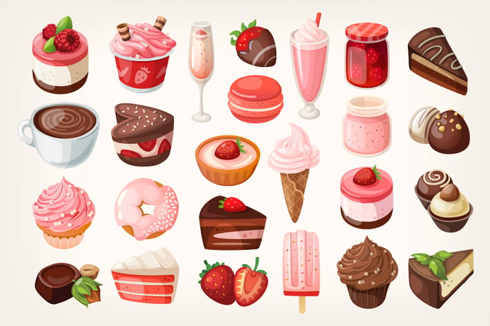 Chocolate and Strawberry Desserts