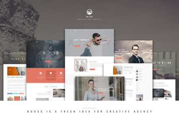 Booss | Creative Multipurpose Marketing PSD Templa