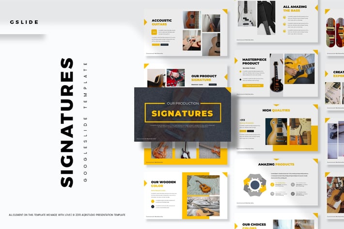 Signatures - Google Slide Template