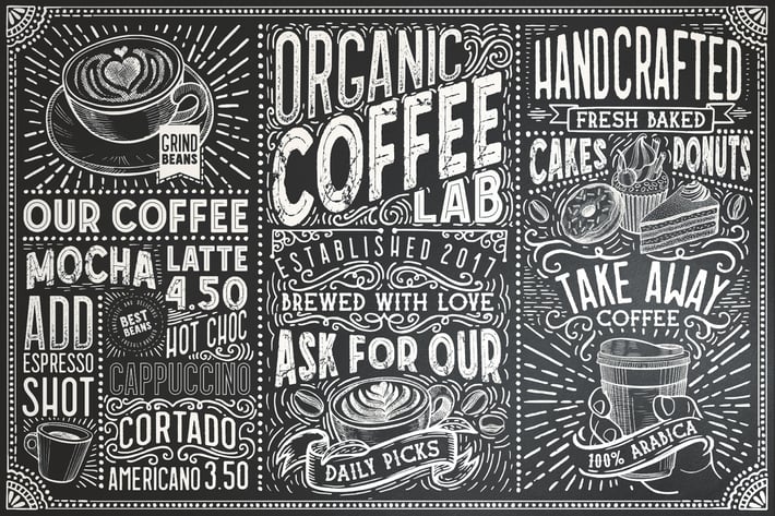 15 Fonts Coffee Lab Collection