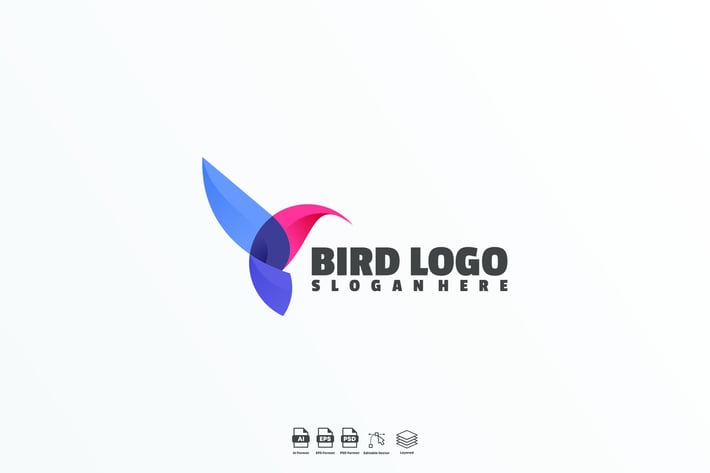 Bird logo template