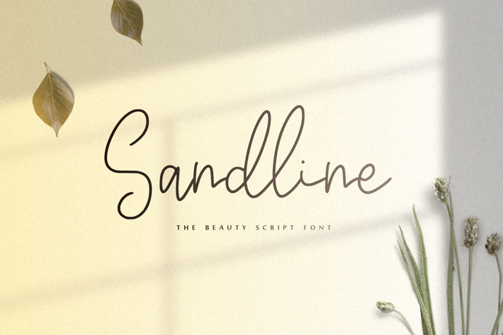 Sandline - The Beauty Script Font