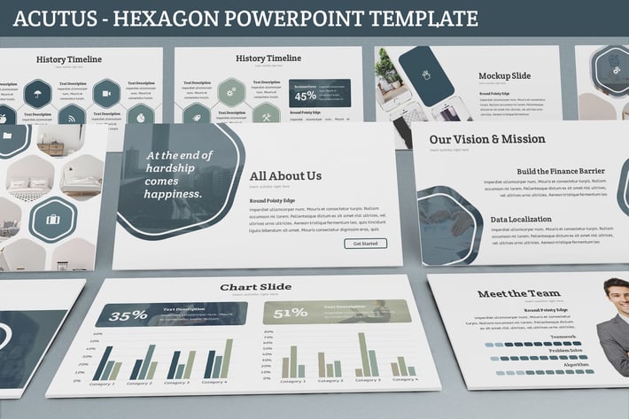 Acutus - Hexagon Powerpoint Template