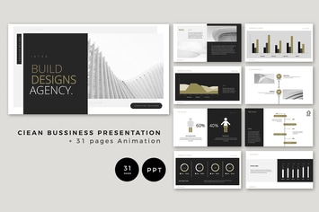 Clean Bussiness Presentation
