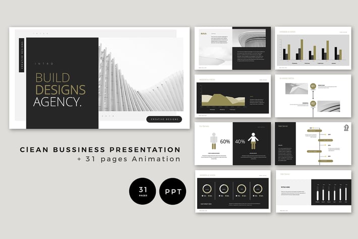 Clean Bussiness Presentation
