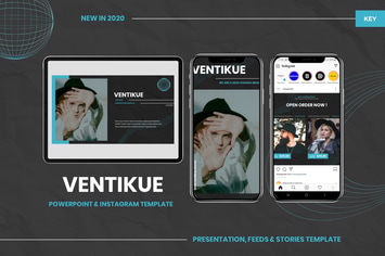 Ventikue - Keynote & Instagram Template