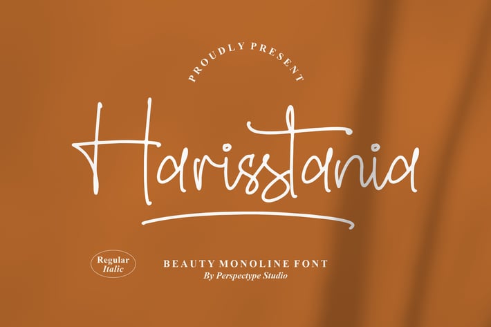Harisstania Monoline Font