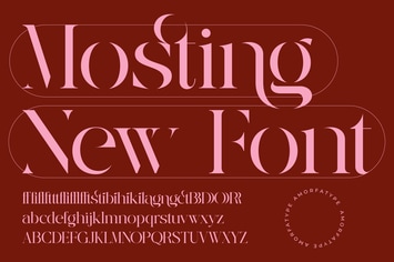 Mosting Modern Stencil Serif