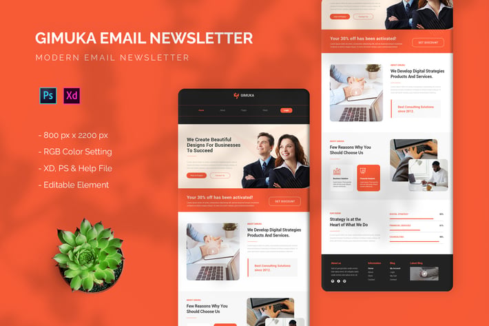 Gimuka - Email Newsletter