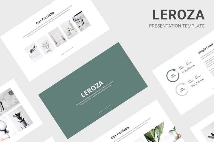 Leroza - Minimal Business Keynote