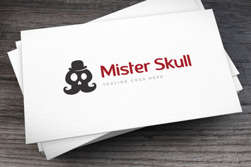 Mister Skull Logo Template
