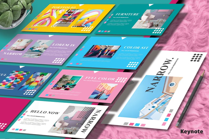 NARROW - Colorfull KeynoteTemplate 