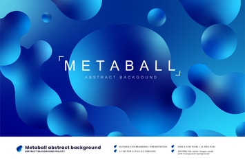 Metaball abstract background