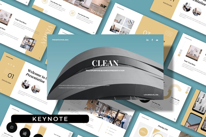 CLEAN - Multipurpose Company Business Keynote
