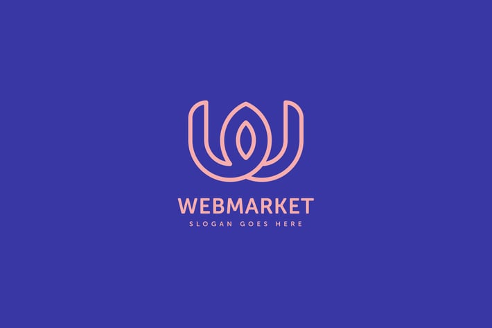 W Letter Logo Template