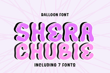 Shera Chubie - Cute Display Font