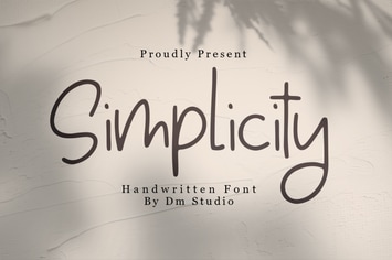 Simplicity - Handwritten Font