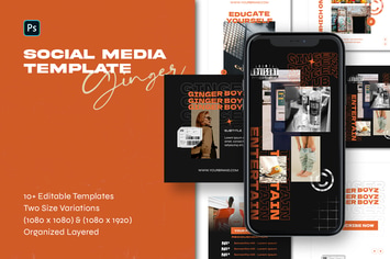 Instagram Templates - Ginger