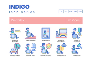 70 Disability Icons