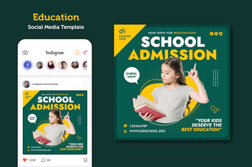 School Admission Banner