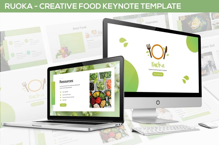 Ruoka - Creative Food Keynote Template