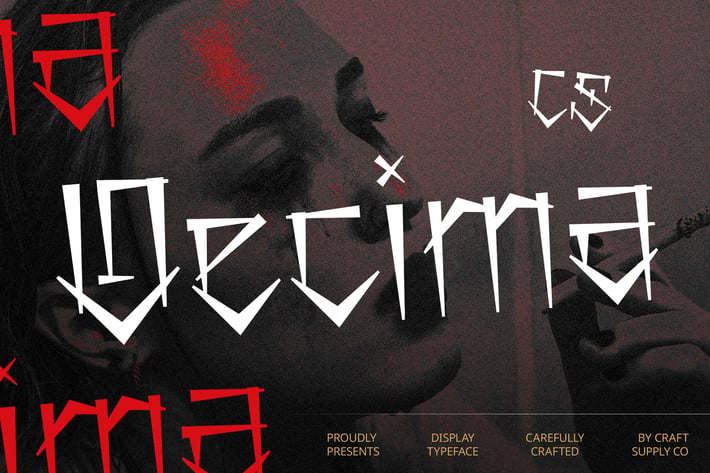 Decima – Graffiti Font