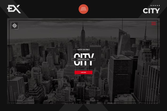 City - Responsive Coming Soon Page