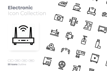 Electronic Outline Icon