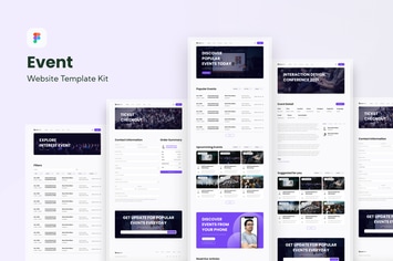 Event Online Ticketing Website Template
