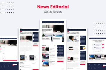 News Editorial Website Template