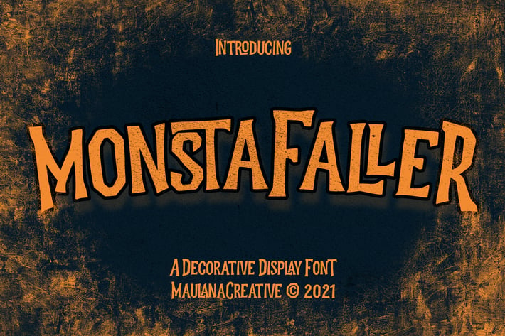 Monstafaller Display Font