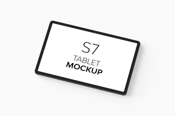 S7 Tablet Mockup
