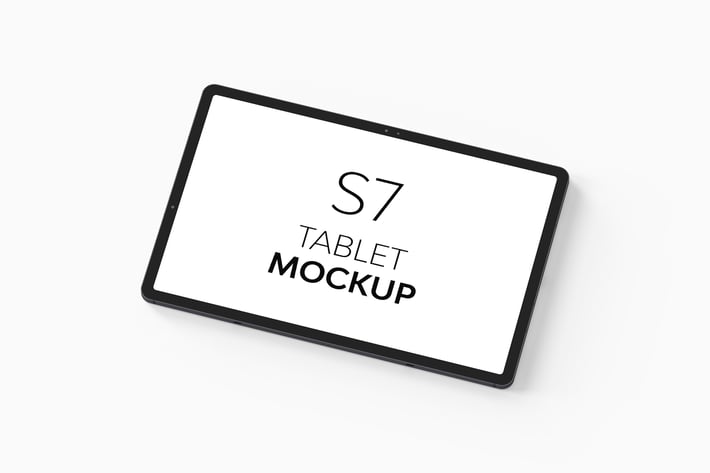 S7 Tablet Mockup