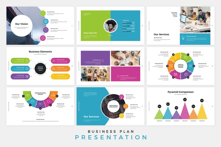 Biz Plan Presentation PowerPoint Template
