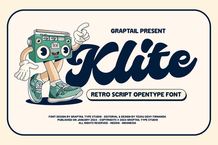 Klite - Retro Script