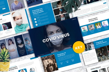 Covid Virus - Medical Keynote Template