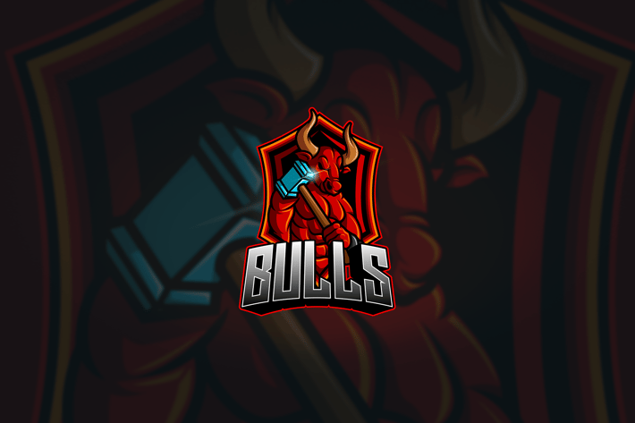 Bulls - Mascot & Esport Logo