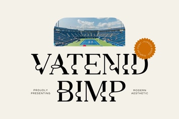 Vatenid Bimp - Modern Font