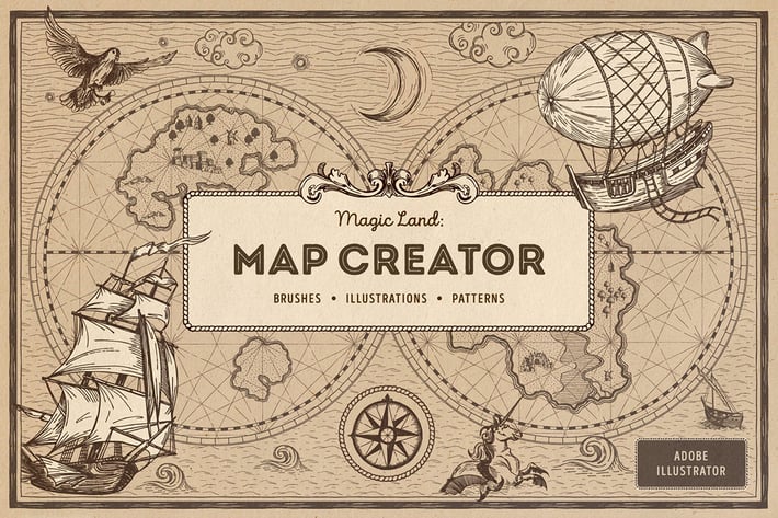Magic Lands: Vintage Map Creator