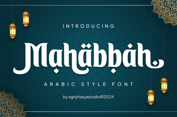 Mahabbah - Arabic Style Font