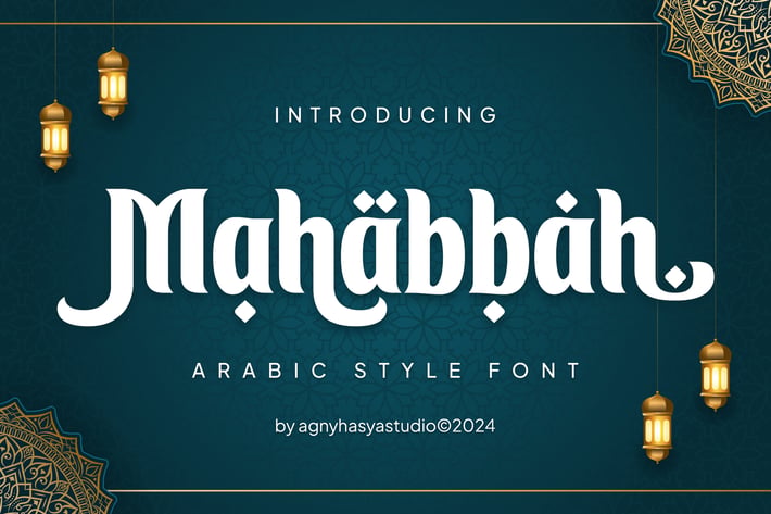 Mahabbah - Arabic Style Font