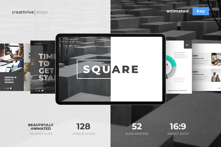 Square Animated Keynote Template