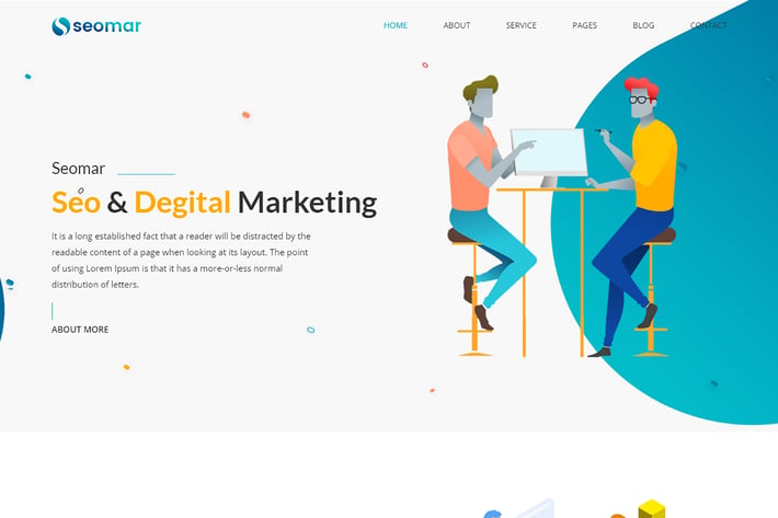 Seomar - SEO Digital Marketing HTML Template
