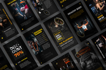 Fitness and Gym Instagram Stories