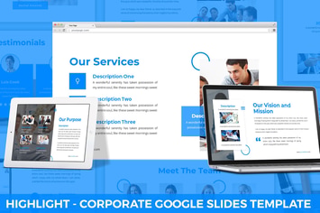 Highlight - Corporate Google Slides Template