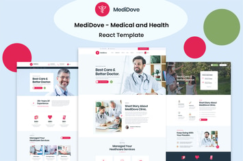 MediDove - Medical and Health React Template 